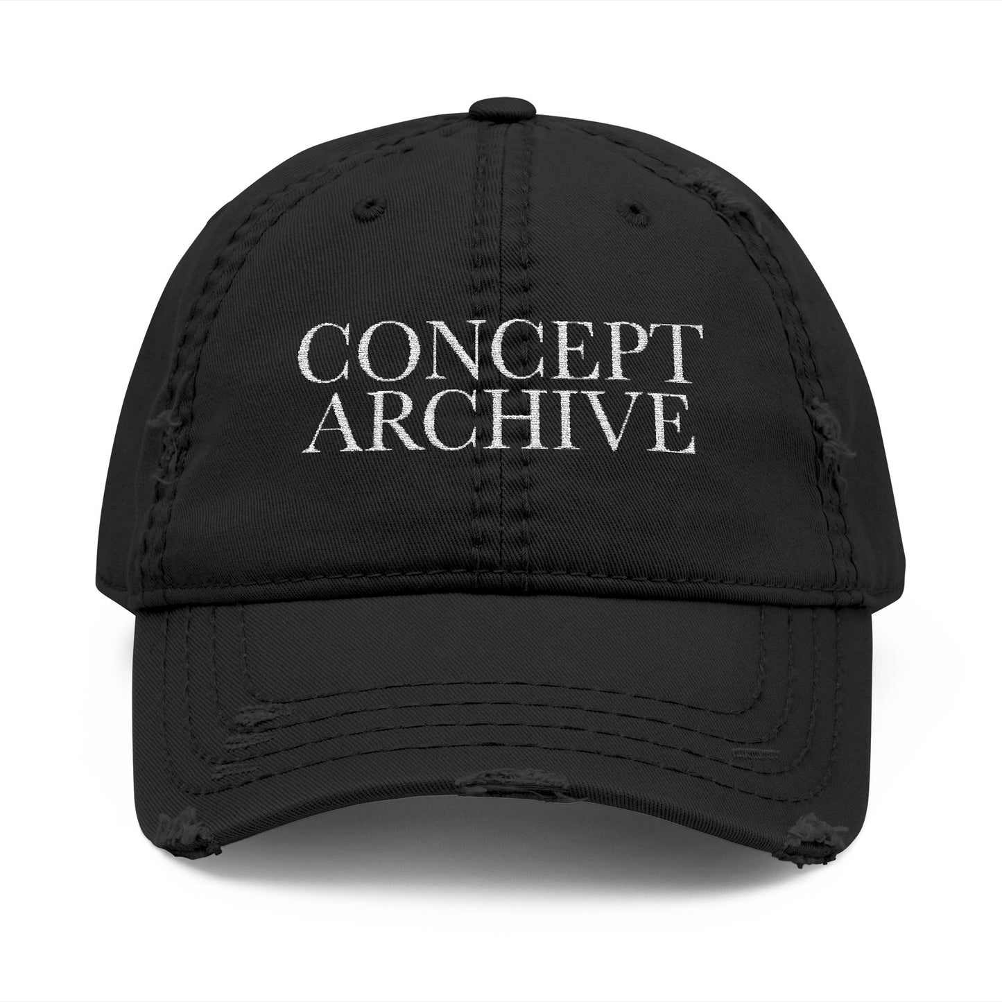 Concept Archive - Embroidered Distress Cap