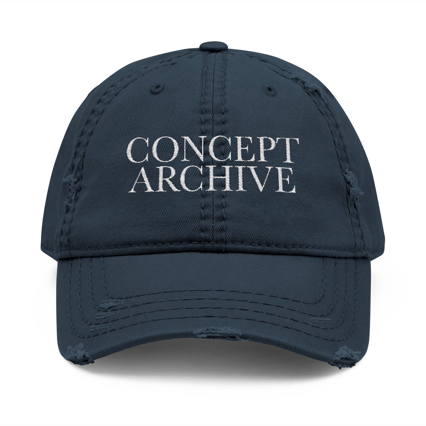 Concept Archive - Embroidered Distress Cap