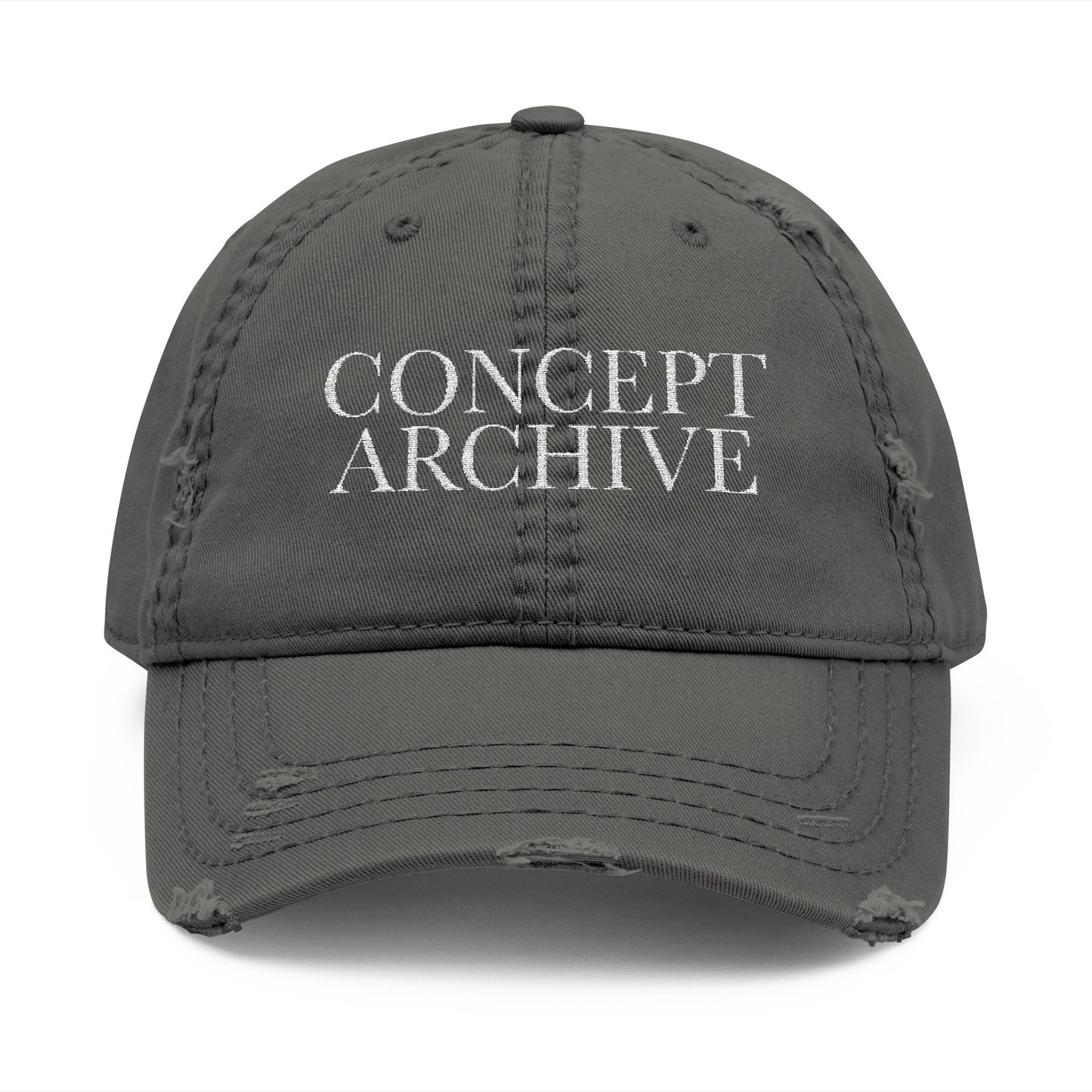 Concept Archive - Embroidered Distress Cap