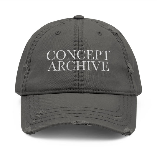 Concept Archive - Embroidered Distress Cap